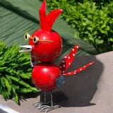 Gartenfigur großer Max der Vogel Gartendekoration aus Metall - Bali Paradies