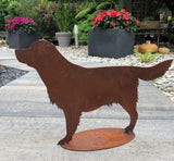 Edelrost Figur Hund handgemachte Gartendekoration - Bali Paradies