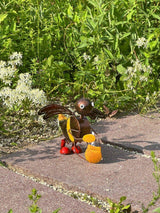 Biene mit Honig Gartenfigur aus Handarbeit, Gartendeko aus Metall - Bali Paradies