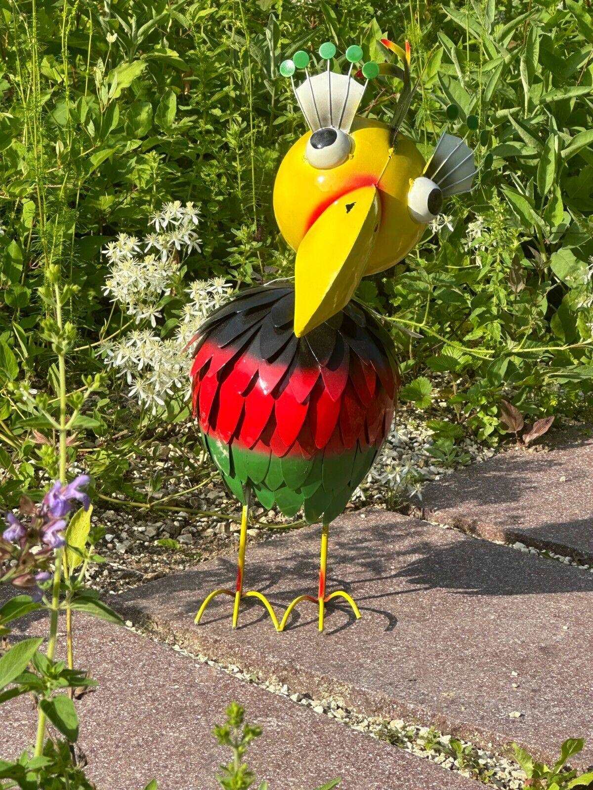 Gartenfigur aus Metall Fantasie Vogel - Bali Paradies